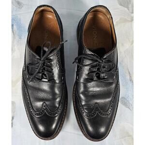 Vionic Bowery Bruno Wingtip Oxfords • Black Leather • Men’s 9.5 (Fits like 10)